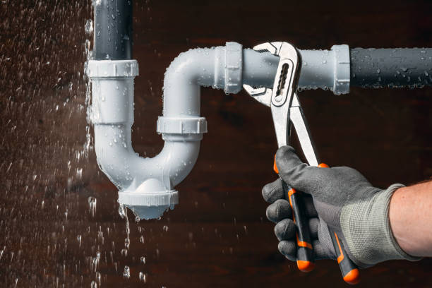 Professional Sewer Line Repair technician working in Center Moriches, NY